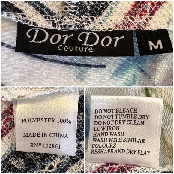 ✖️SOLD✖️•DOR DOR COUTURE•Anthropologie Mixed Media Long Sleeveless Cardigan/Vest - Picture 11 of 11